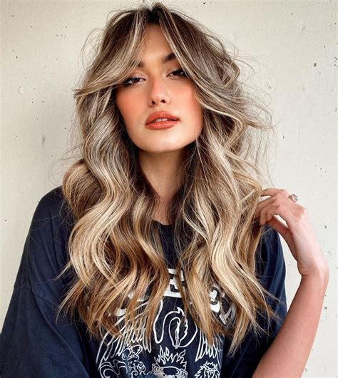 bangs and layers long hair|long hairstyles layered with bangs.